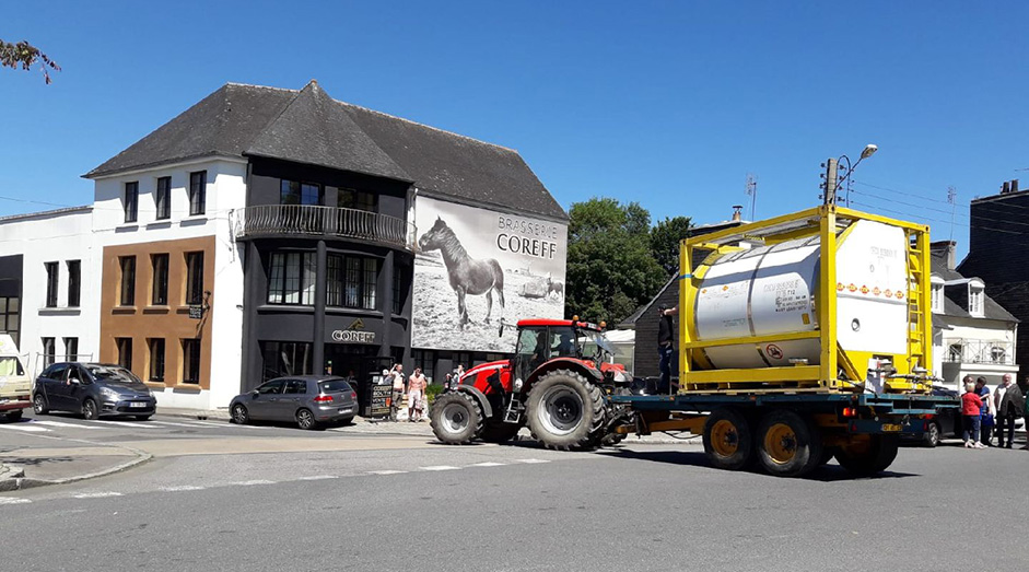 Ravitailler… en tracteur