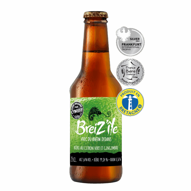 Coreff bière Breiz'île Citron Vert & gingembre