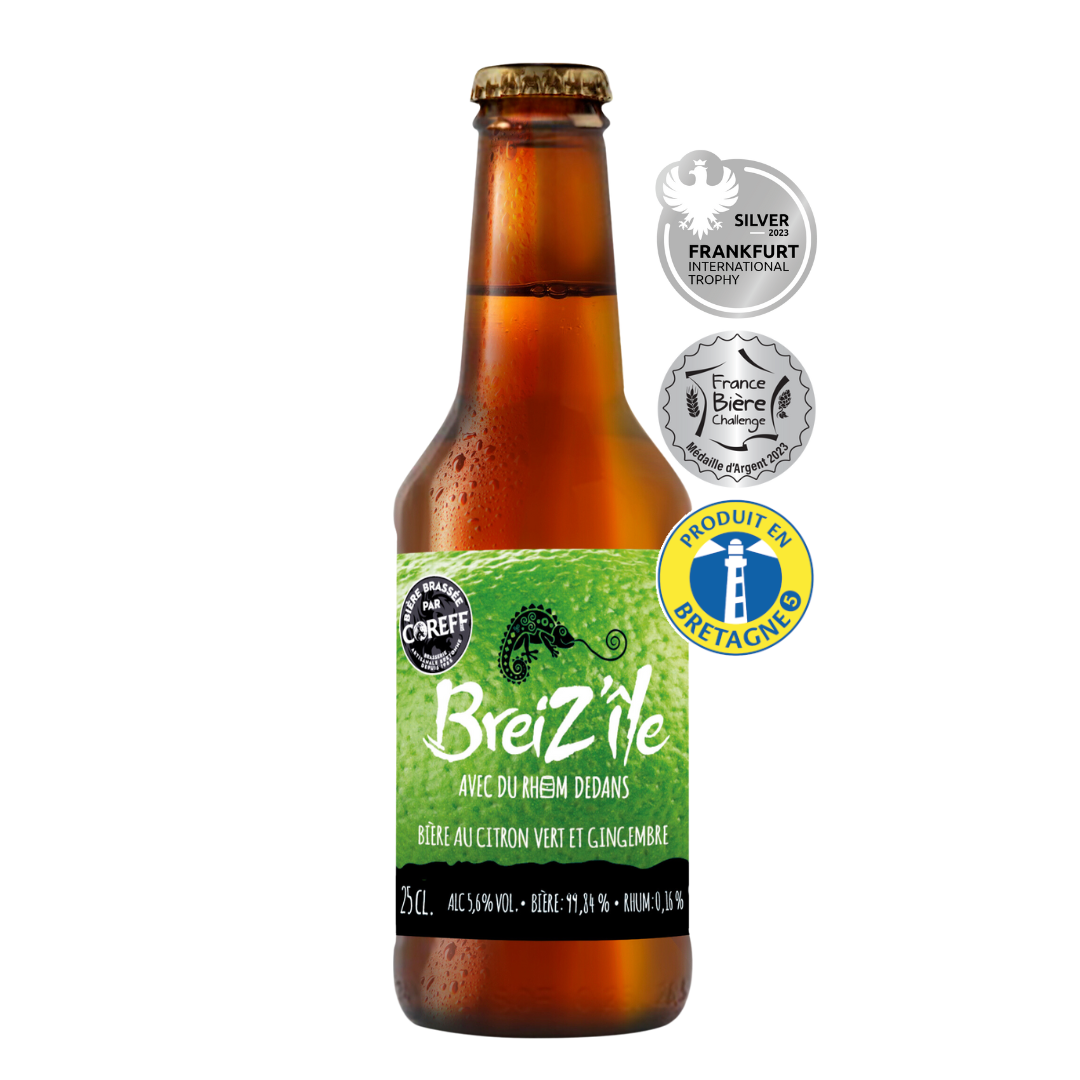 Coreff bière Breiz'île Citron Vert & gingembre